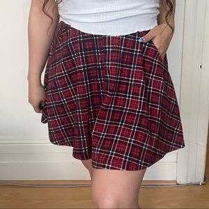School girl skater skirt